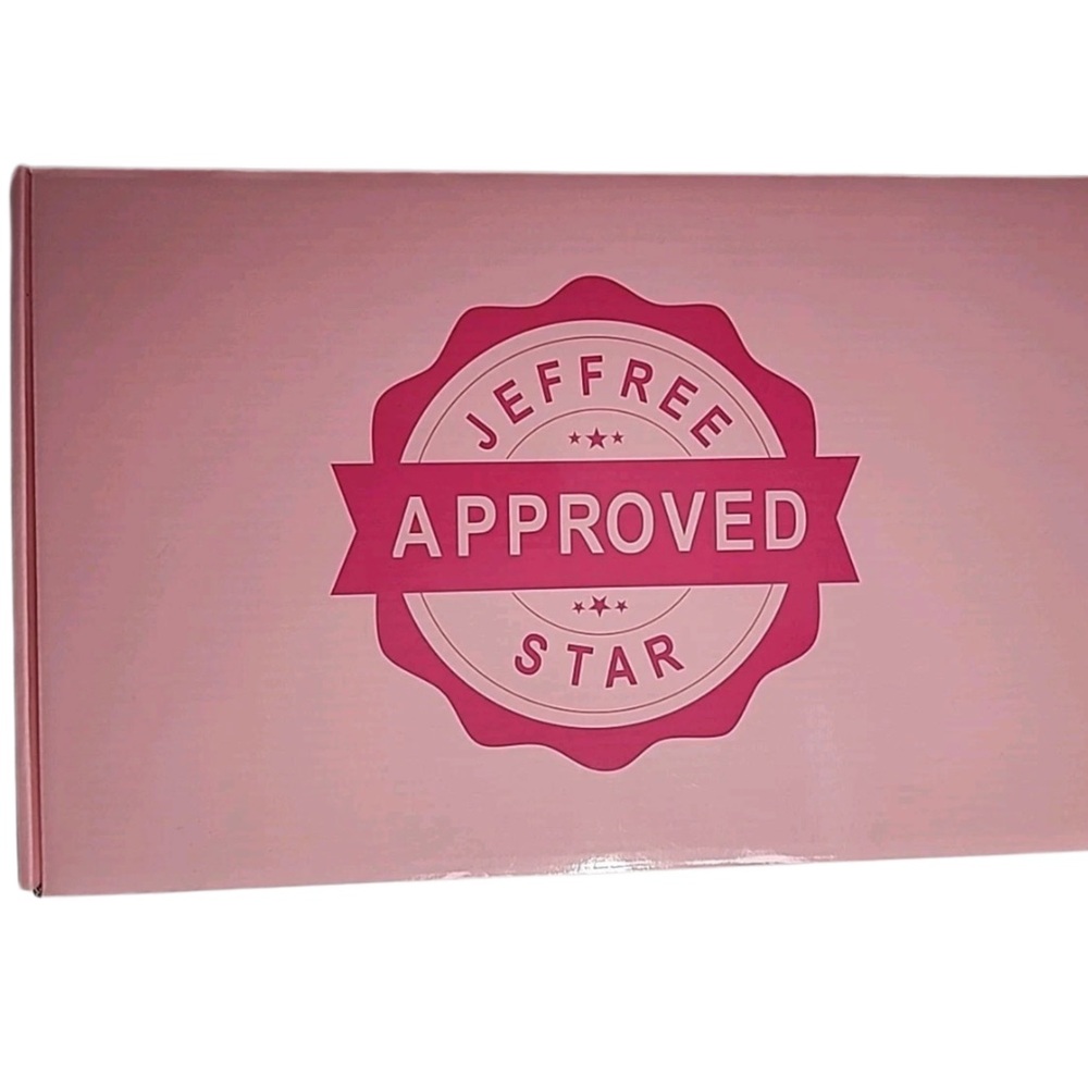 Jeffree Star Pink 'Approved' Logo Cosmetic Box
